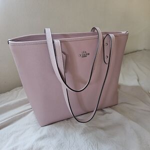 brand new Coach light pink shopper bag